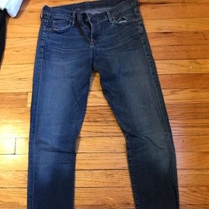 Citizens of humanity faded wash denim jeans